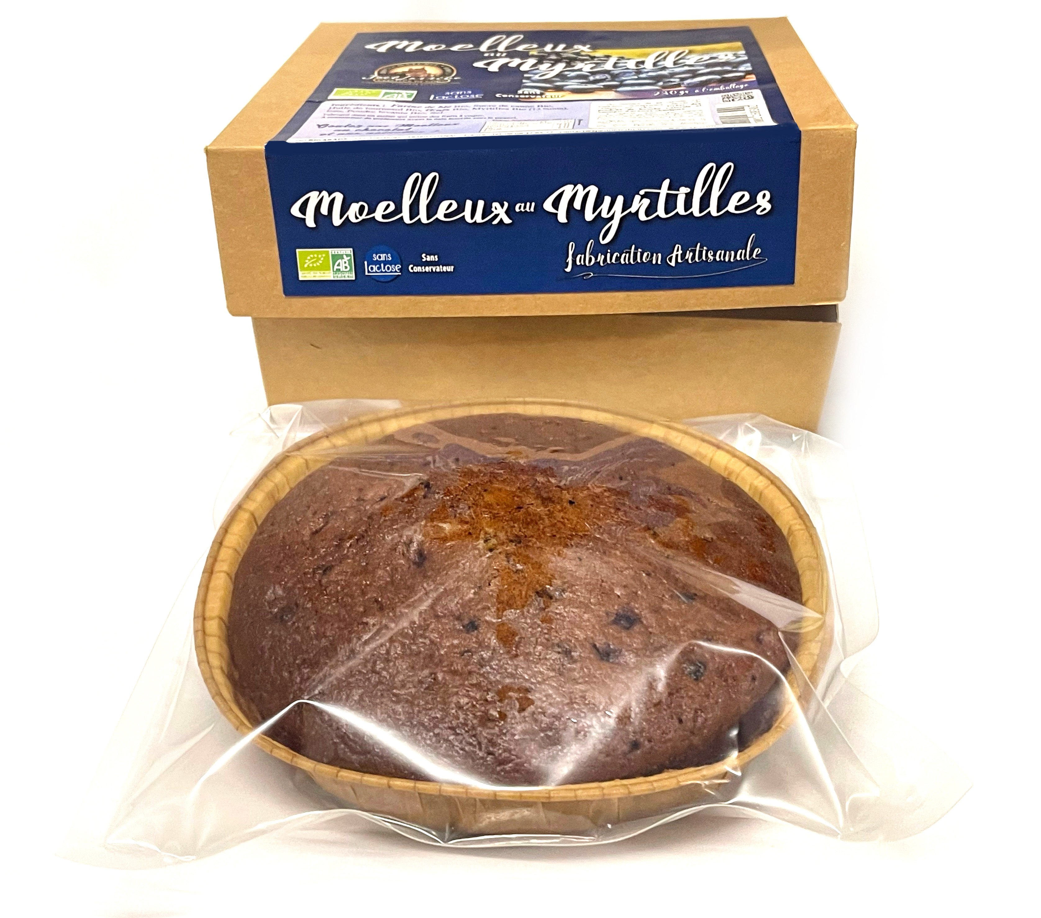 Moelleux bio aux myrtilles